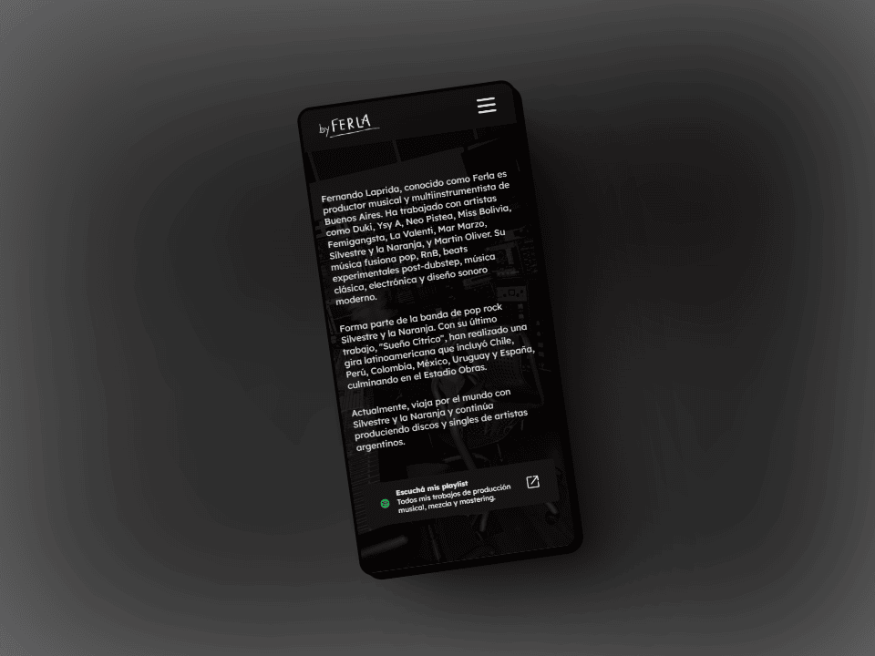 Detalle del proyecto Ferla