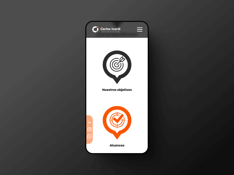 Detalle del proyecto Carlos Icardi Web